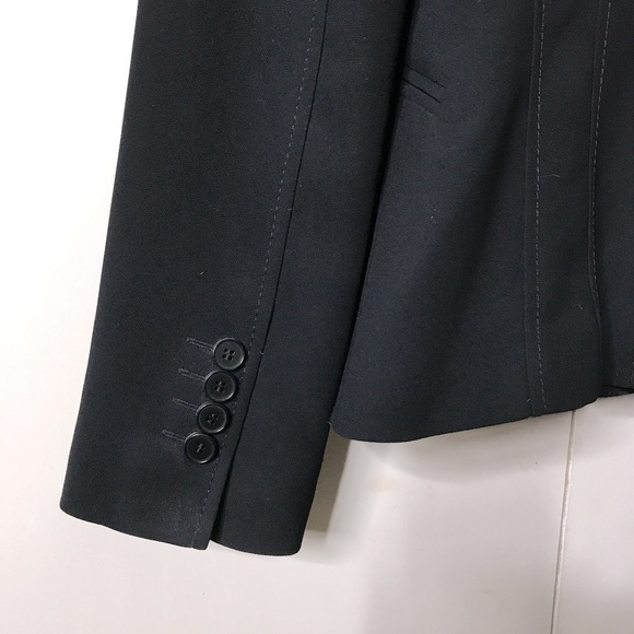 Zara Black Seamed Tuxedo Blazer - Picture 8 of 8